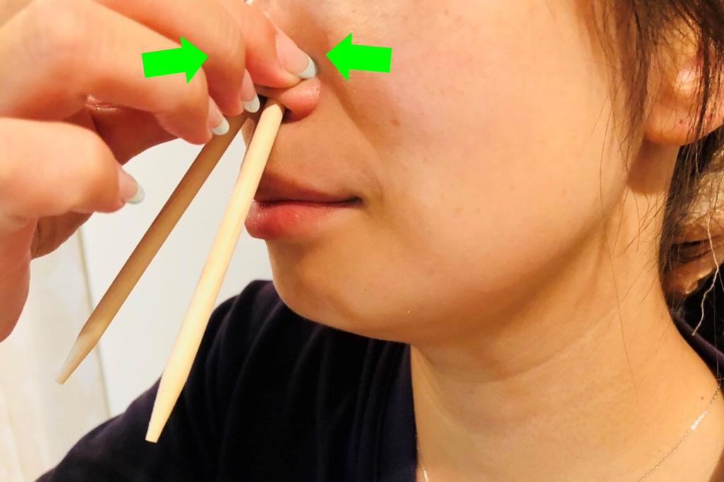鼻毛ワックス脱毛の手順13