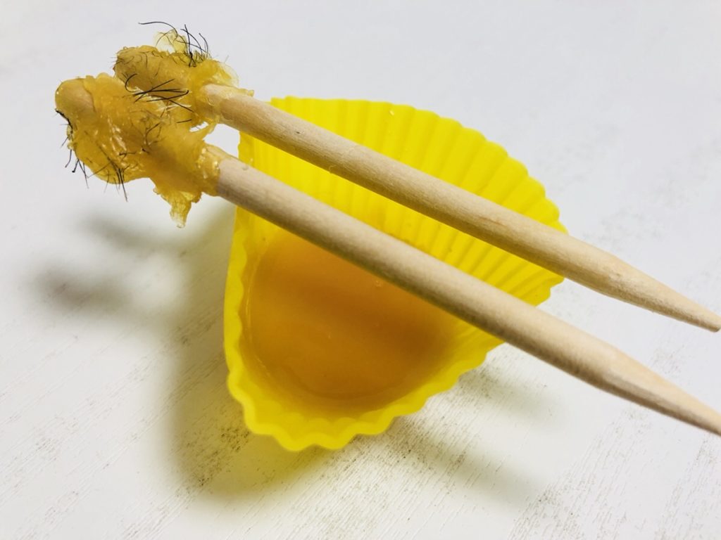 鼻毛ワックス脱毛の手順16